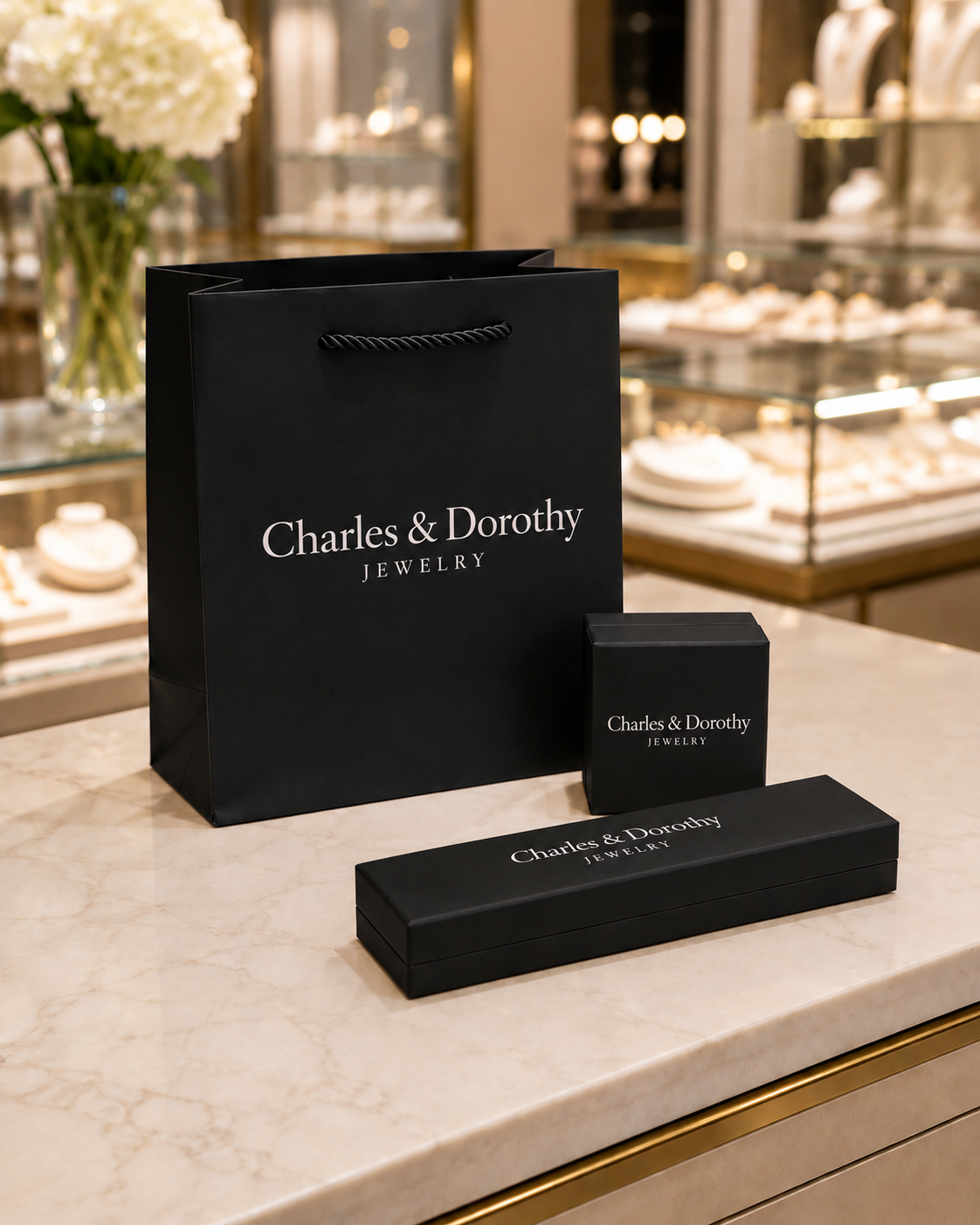 White opal elegant golden bracelet